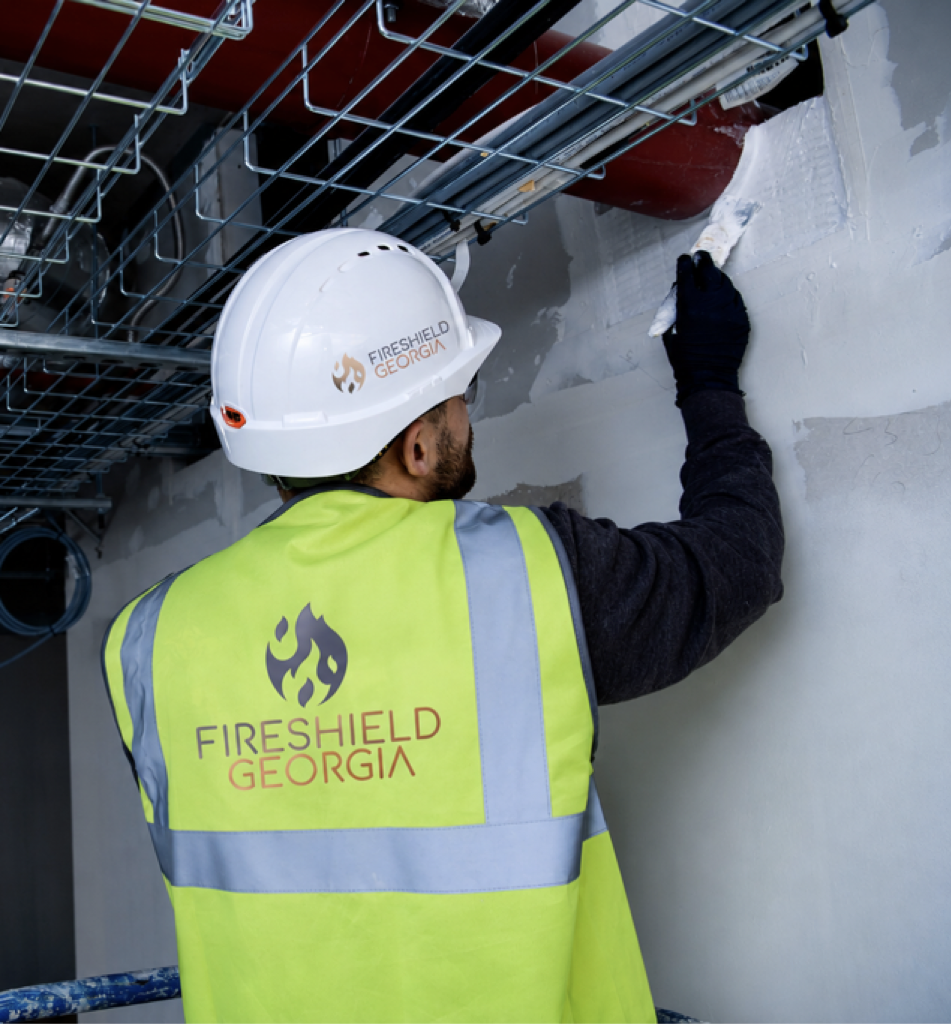 FireShield Georgia team on site